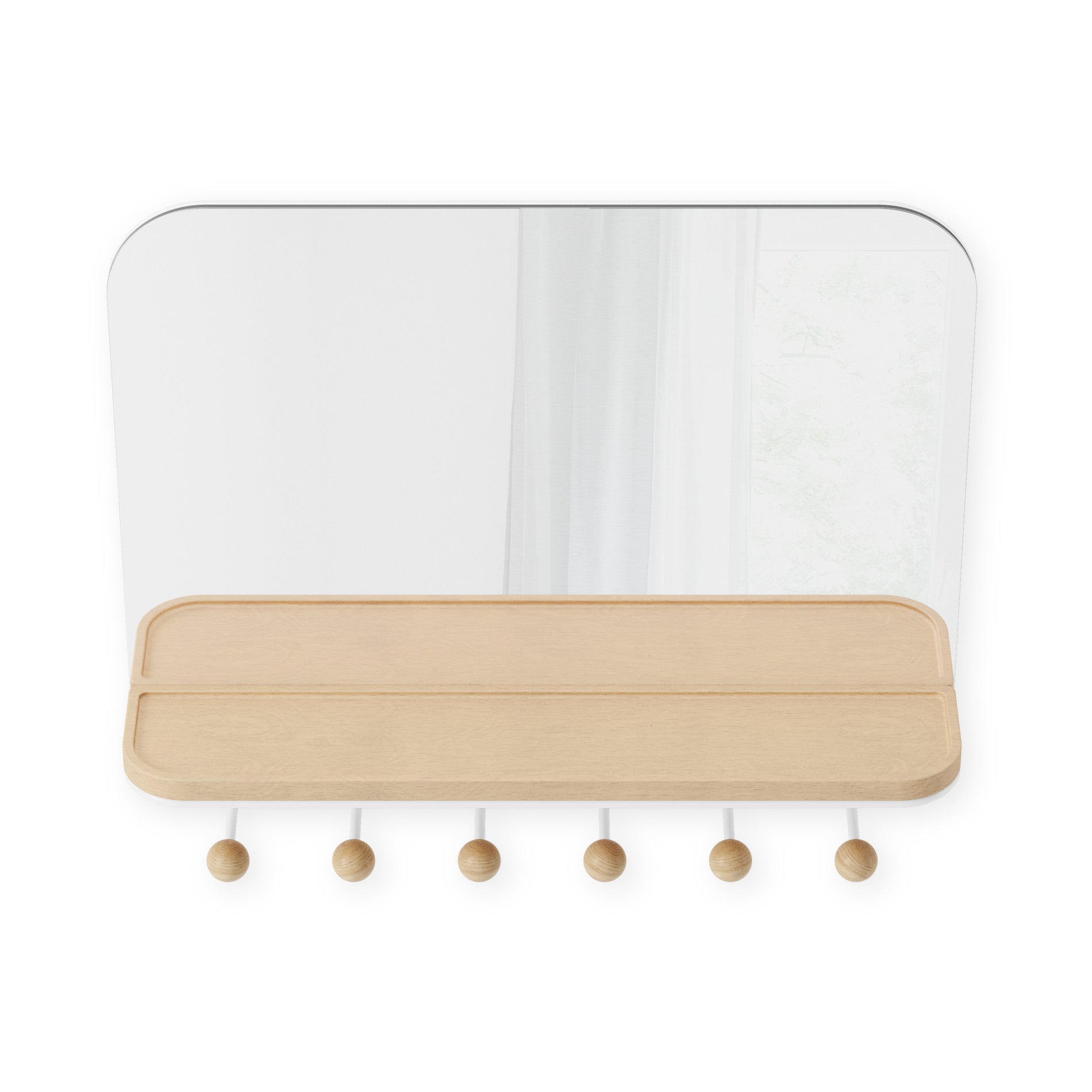 Miroir Estique avec crochets