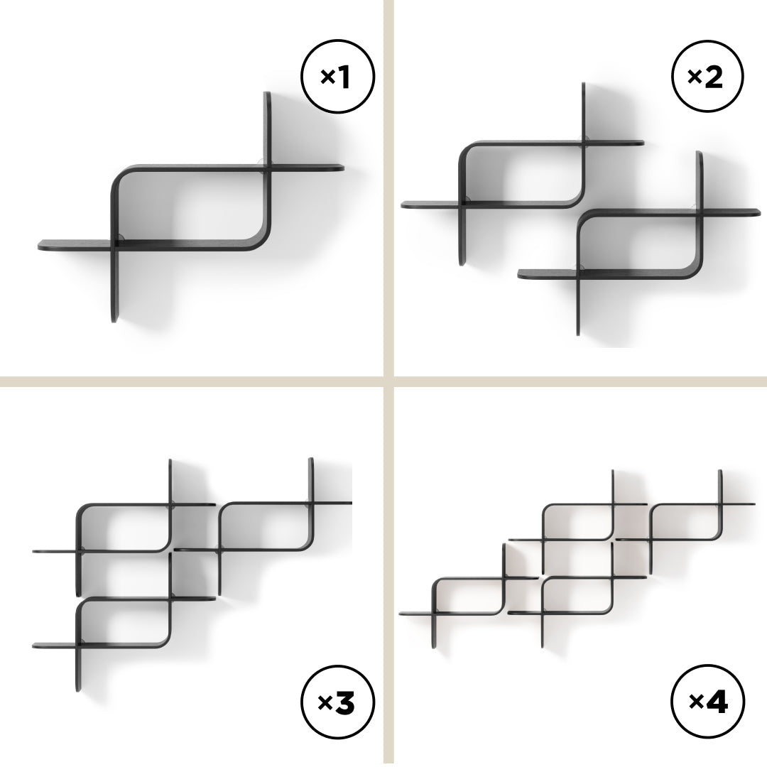 Ensemble d'étagères Montage