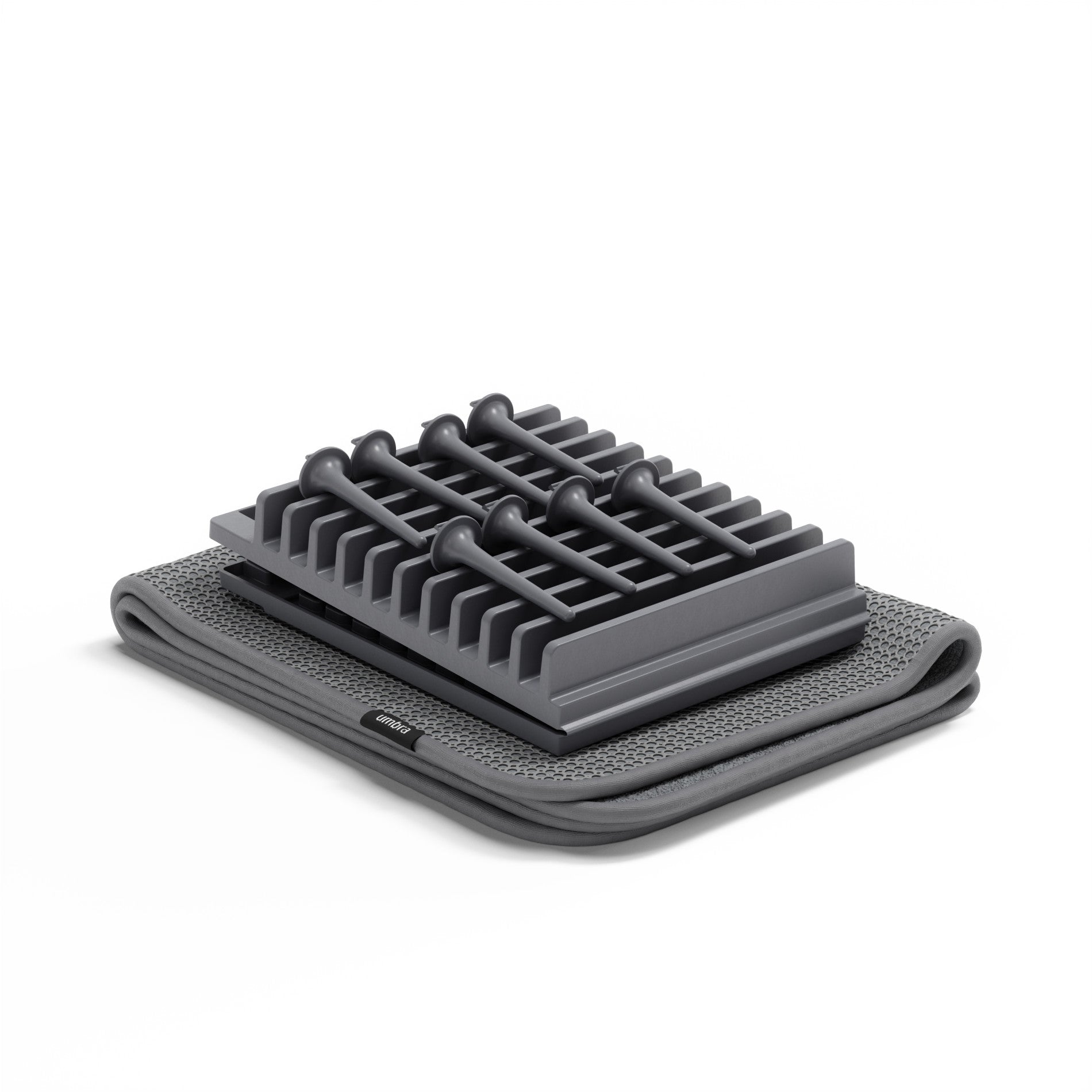 Égouttoir à vaisselle UDry Peg avec tapis