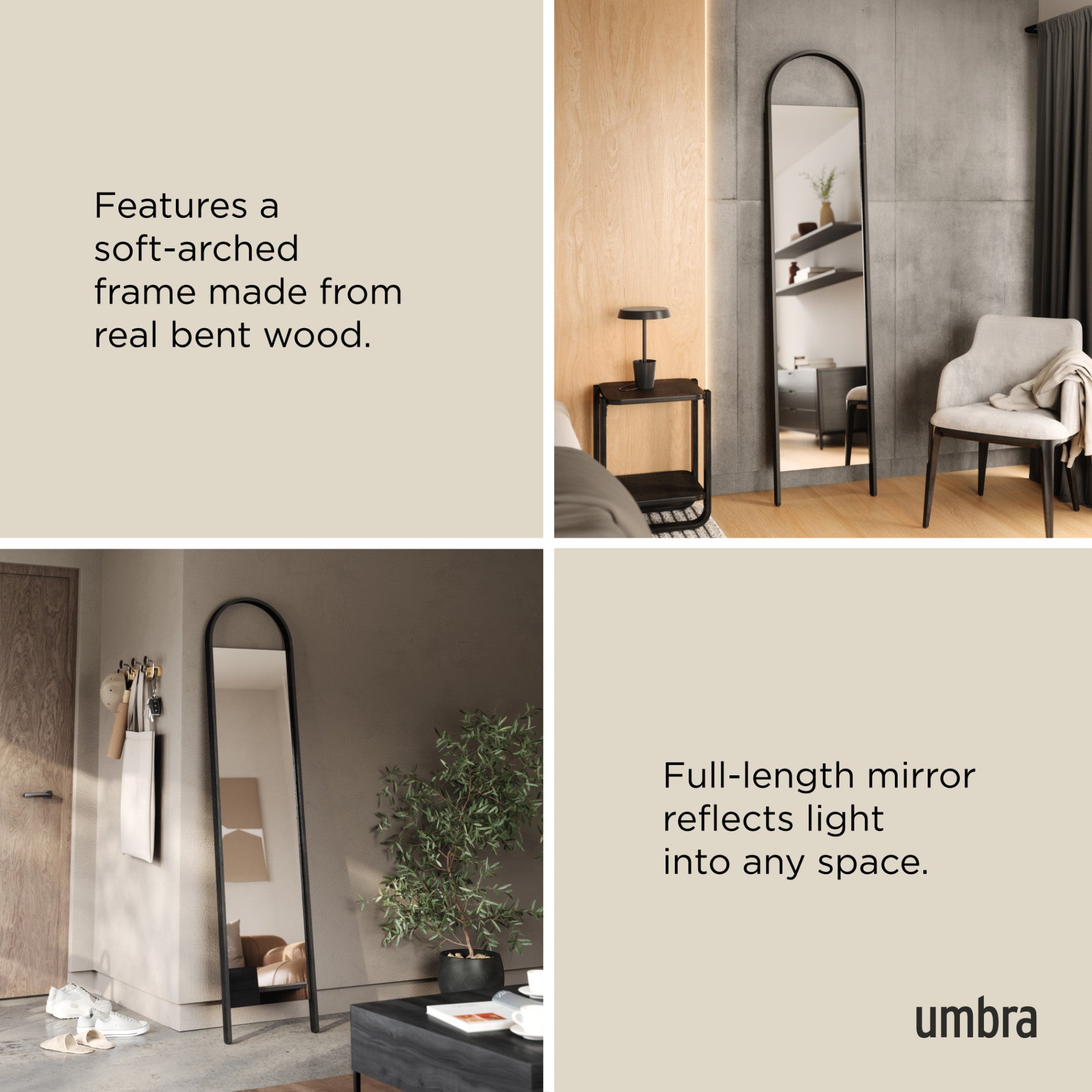 Miroir incliné Bellwood