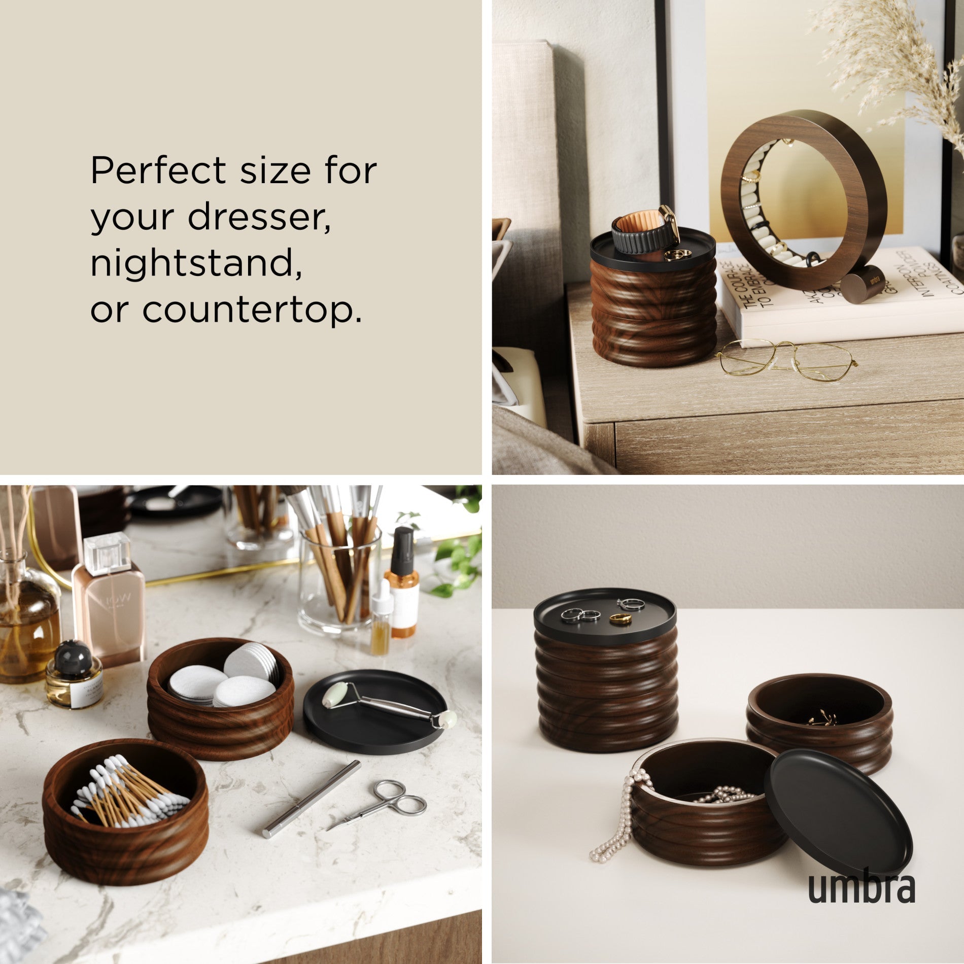Coffre de rangement en bois Tesora