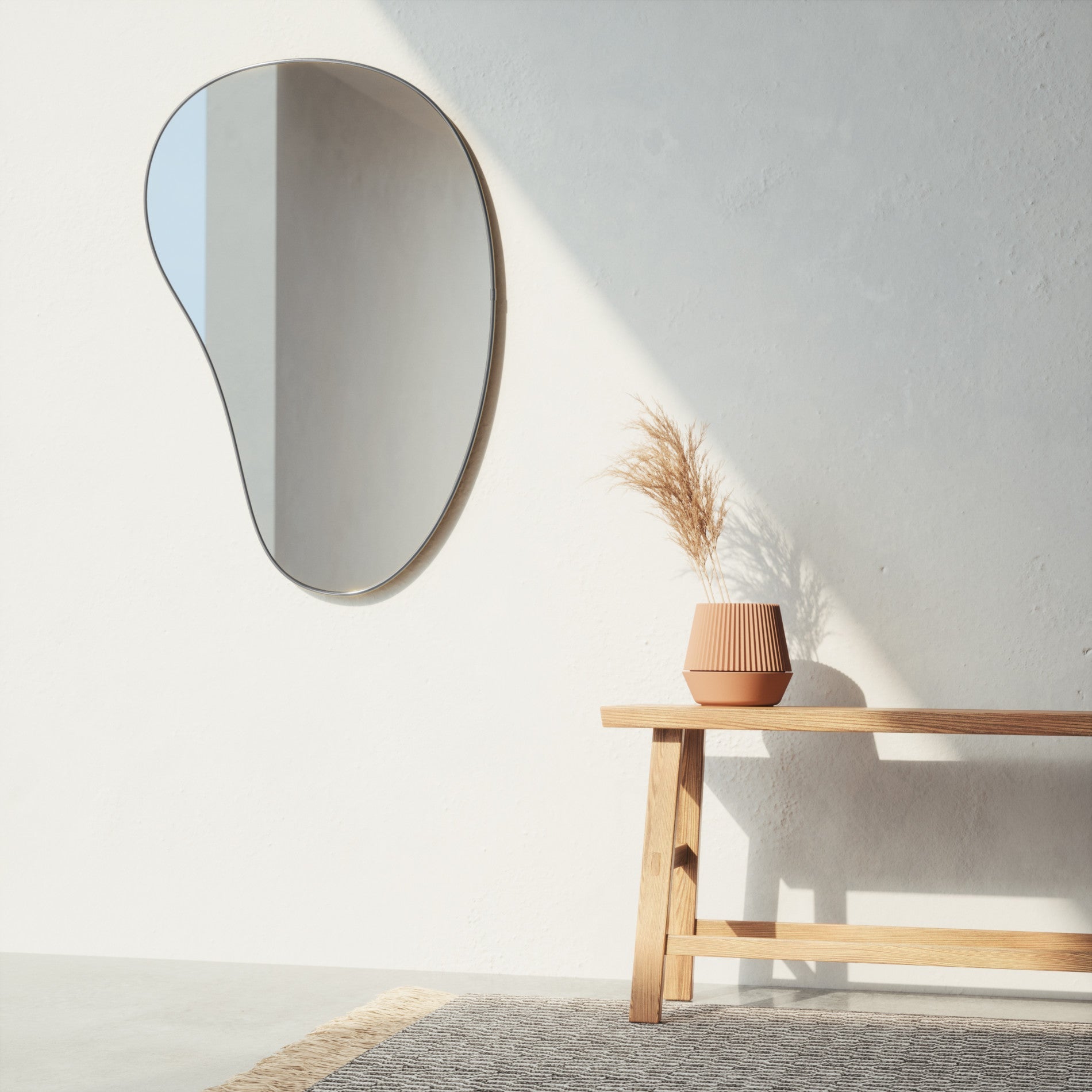 Miroir mural Hubba Pebble
