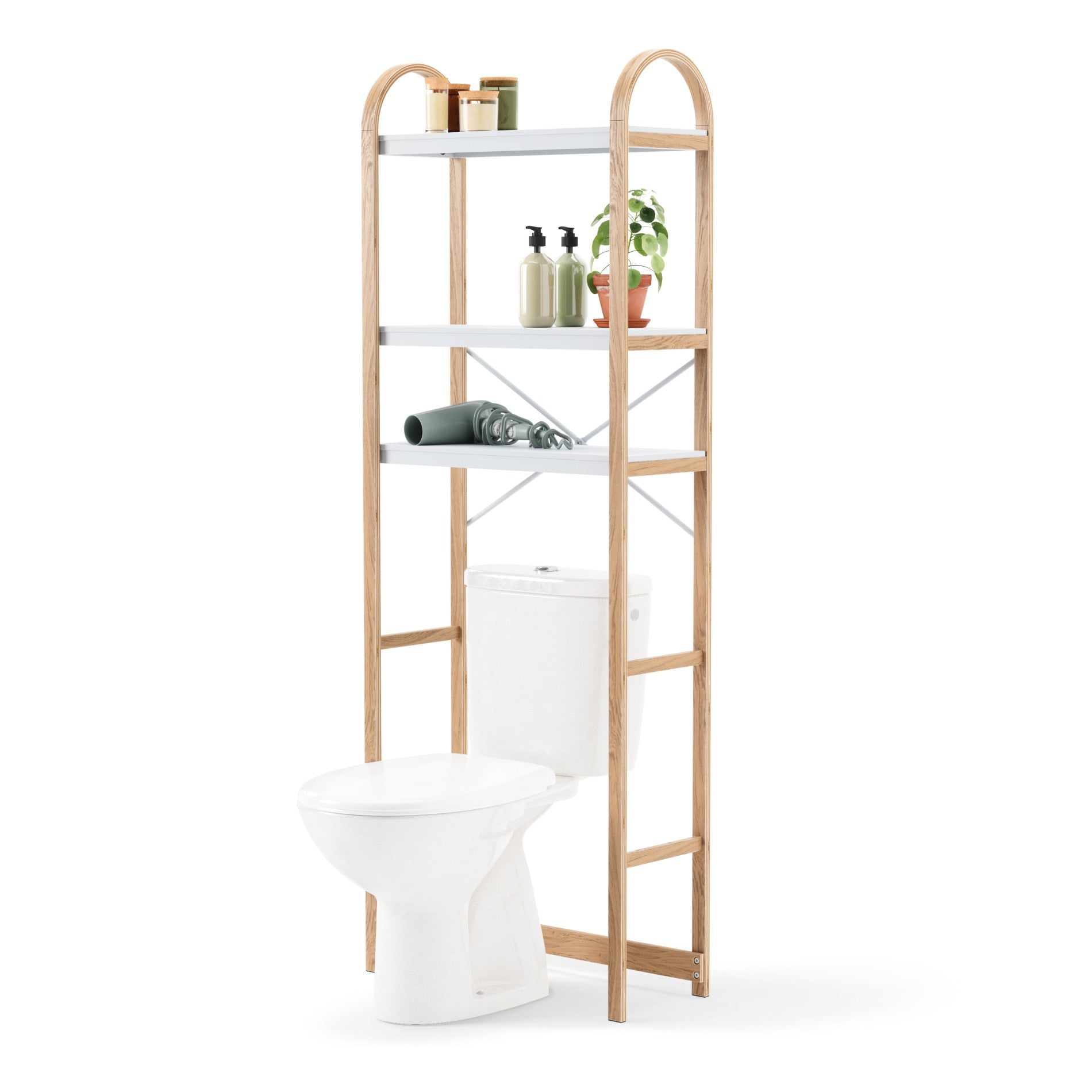 Étagère Bellwood au-dessus des toilettes
