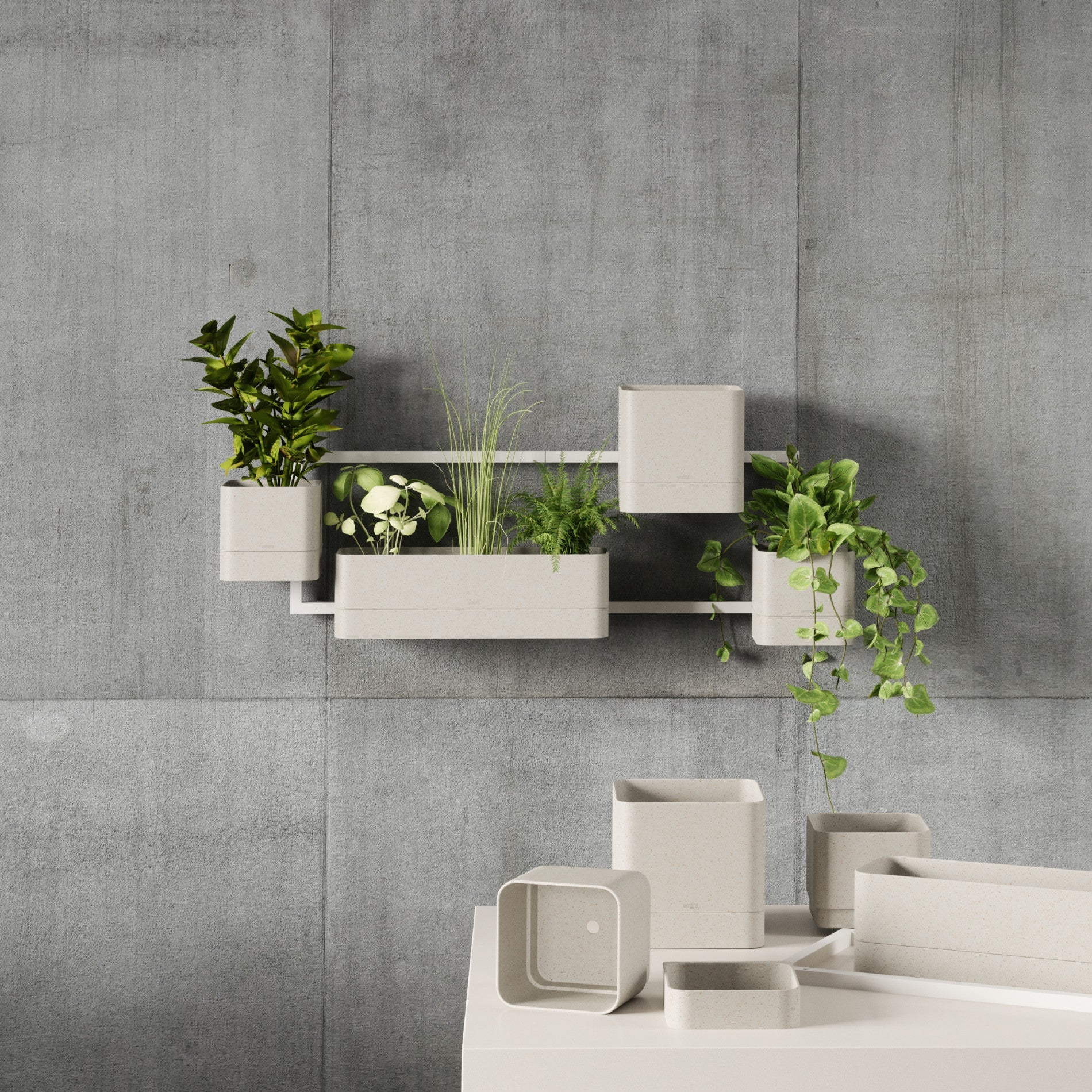 Jardinière murale Cubiko