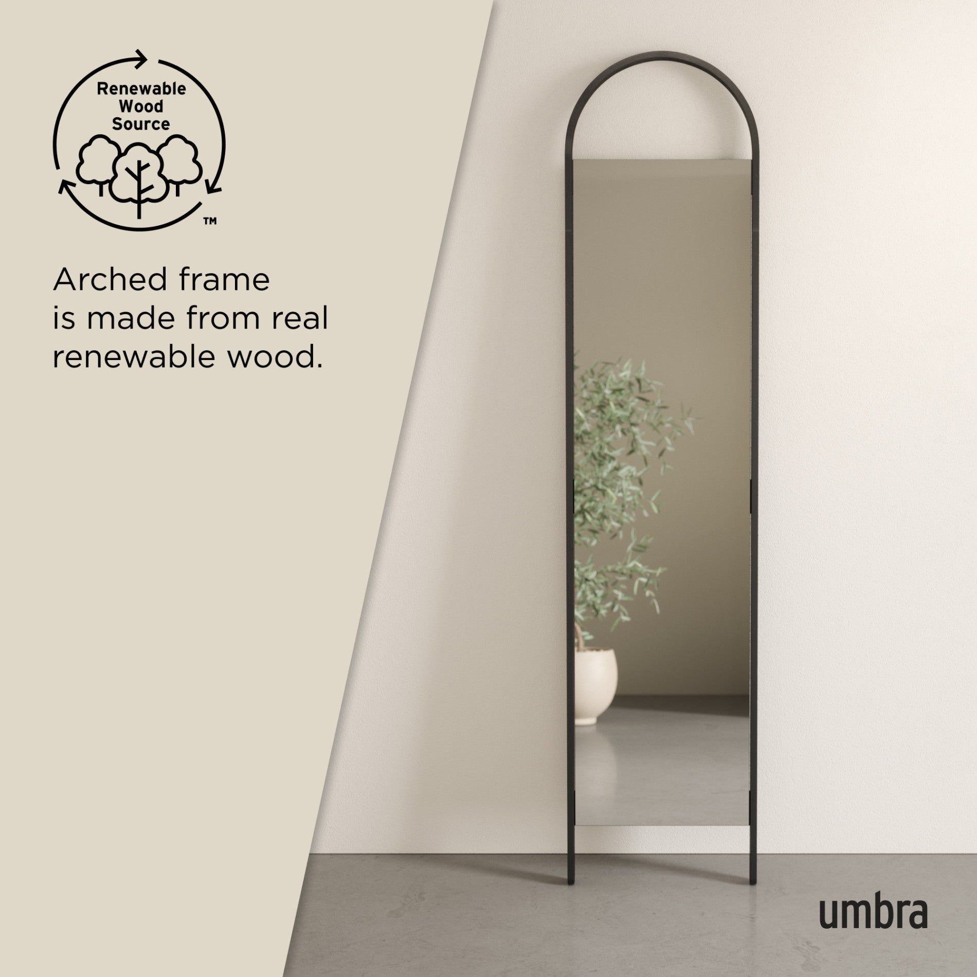 Miroir incliné Bellwood