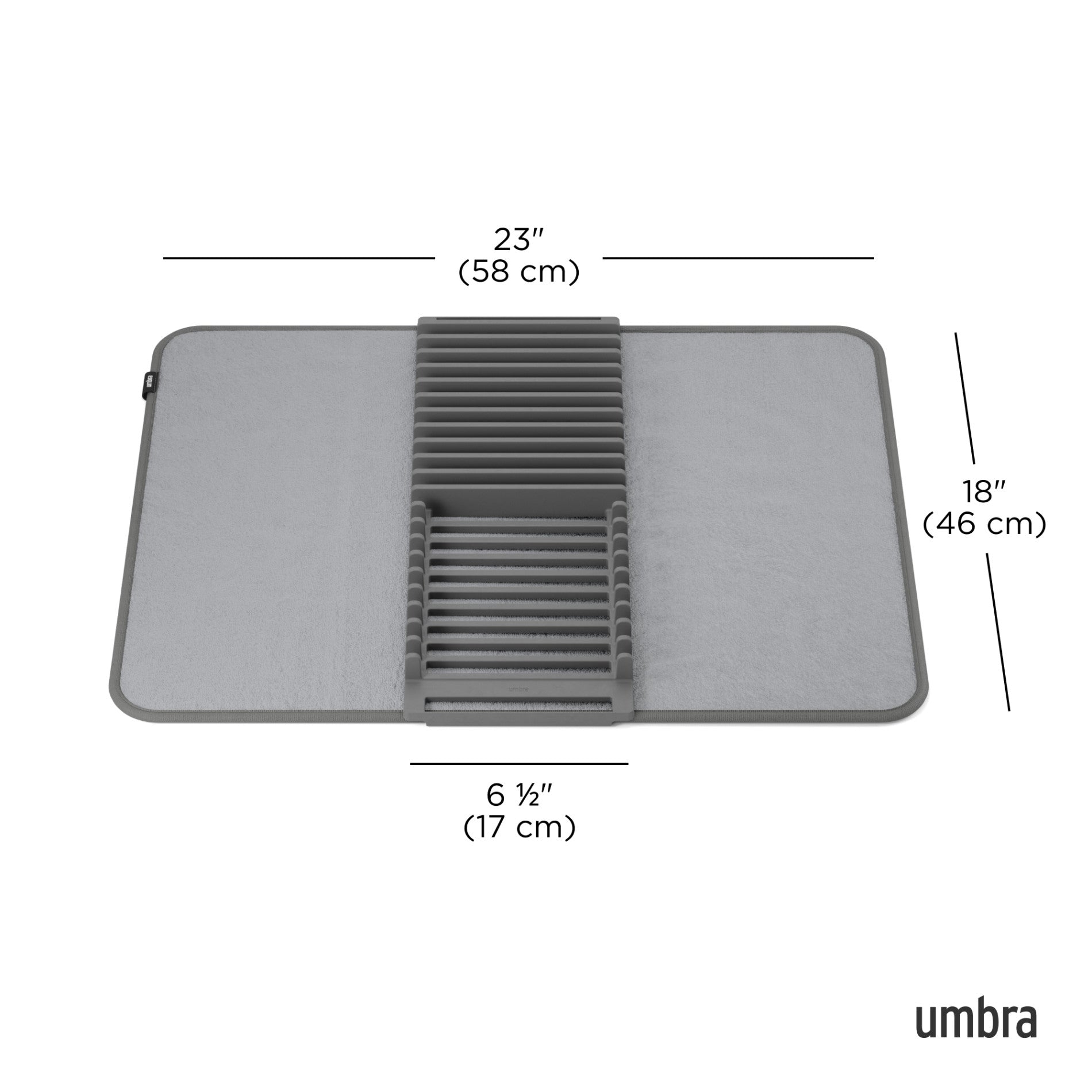 Égouttoir à vaisselle UDry avec tapis