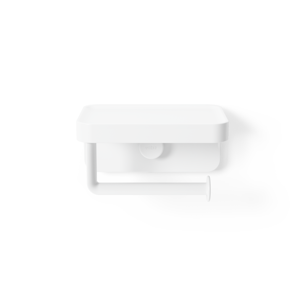 Porte-papier toilette adhésif flexible