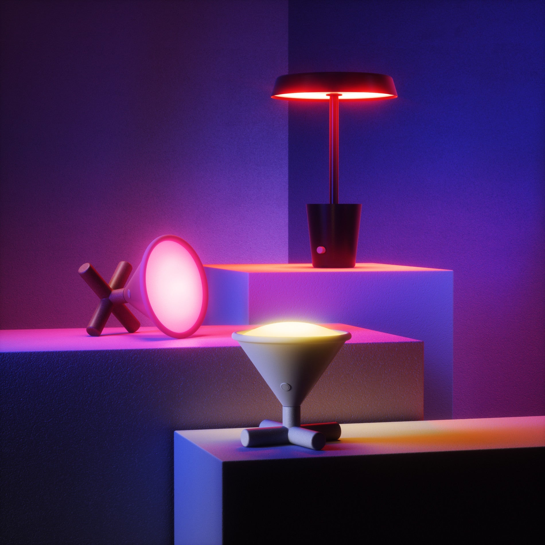 Lampe intelligente portable Cono