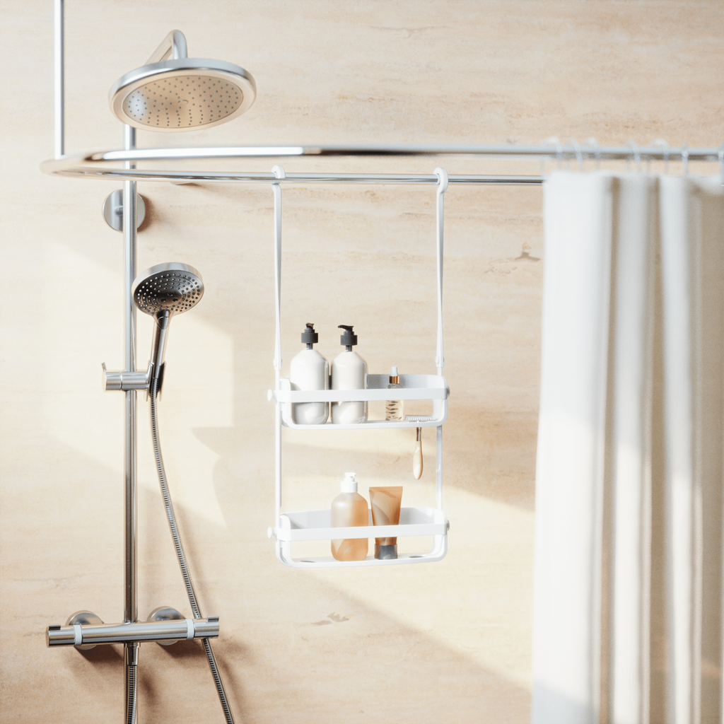 Étagère de douche flexible
