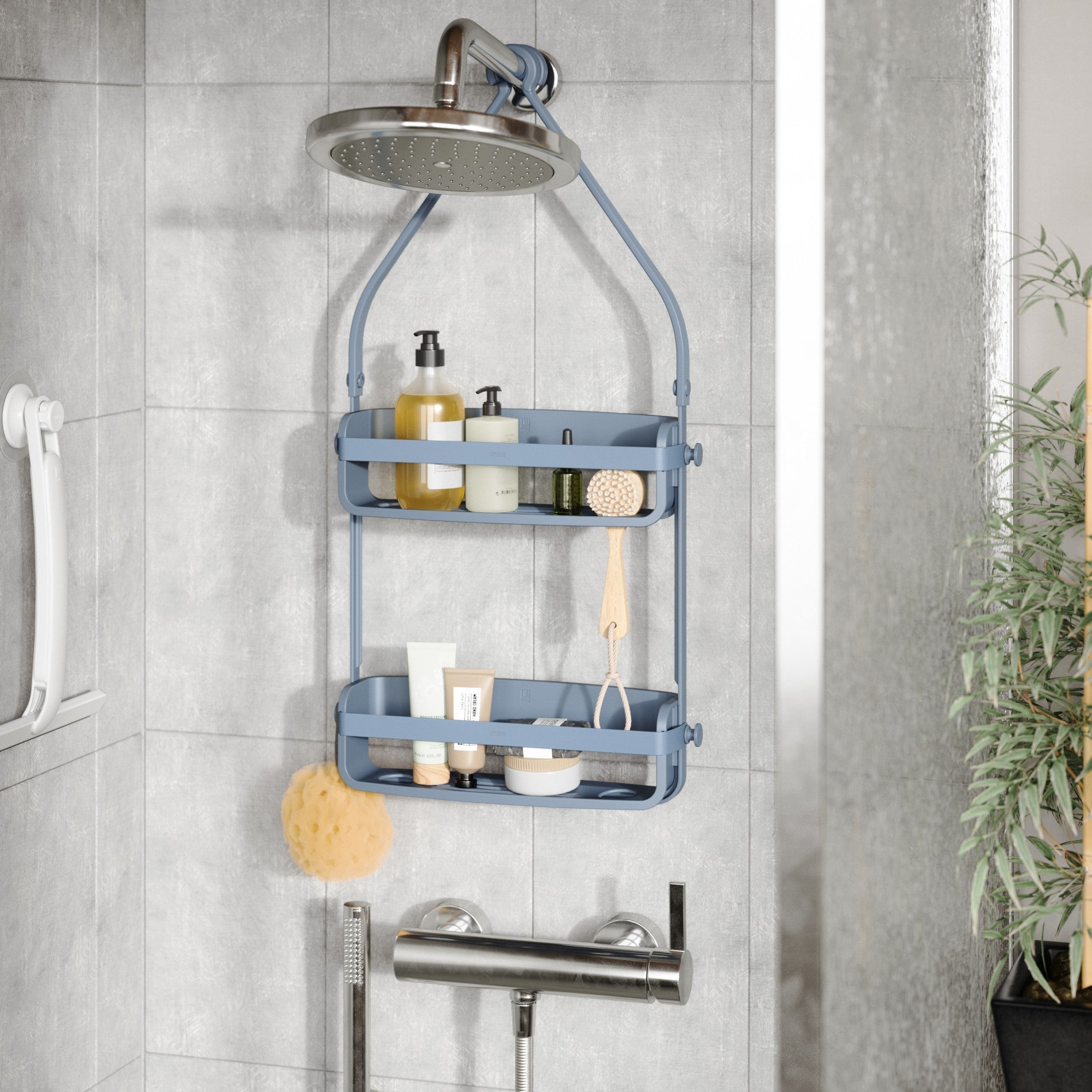 Étagère de douche flexible