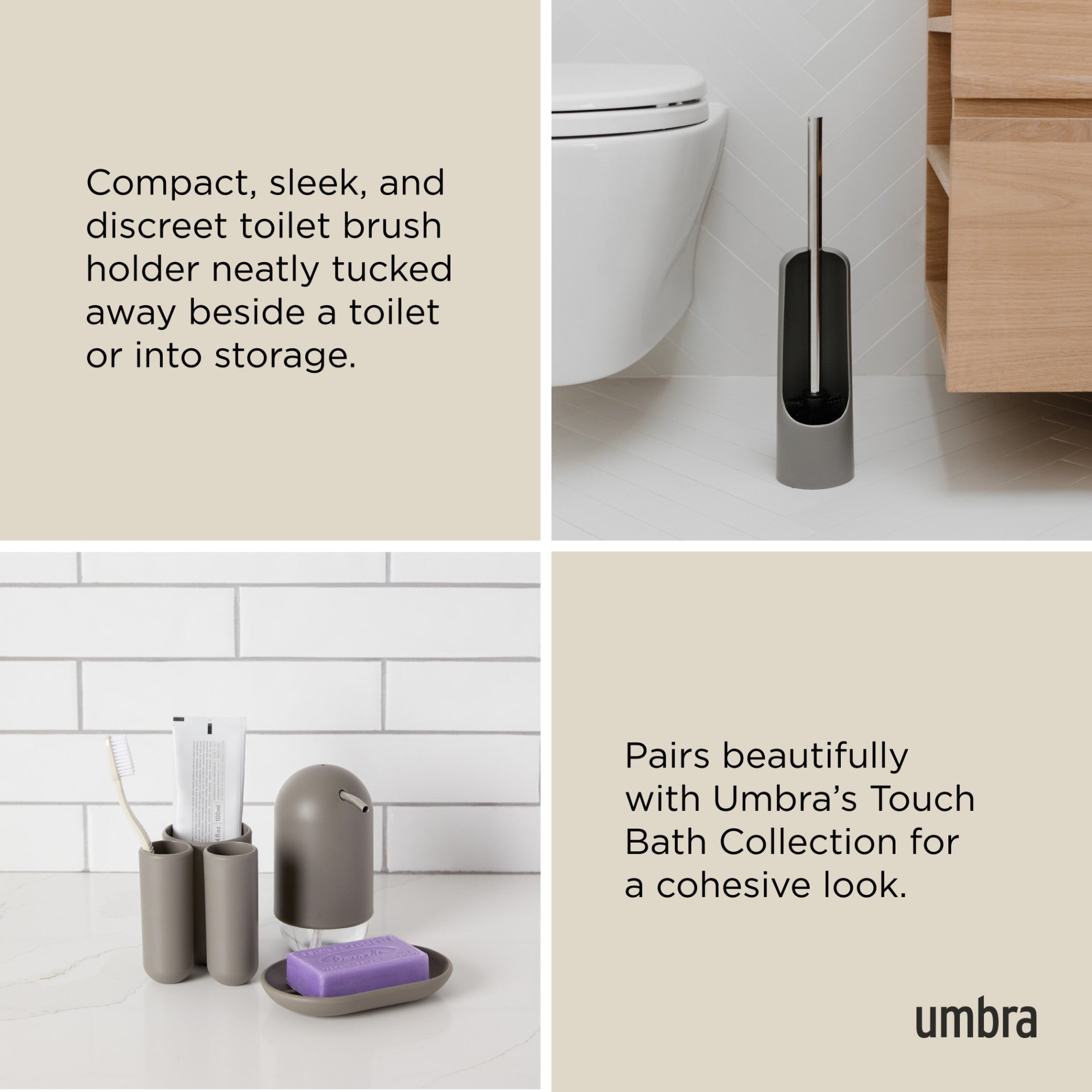 Brosse de toilette tactile