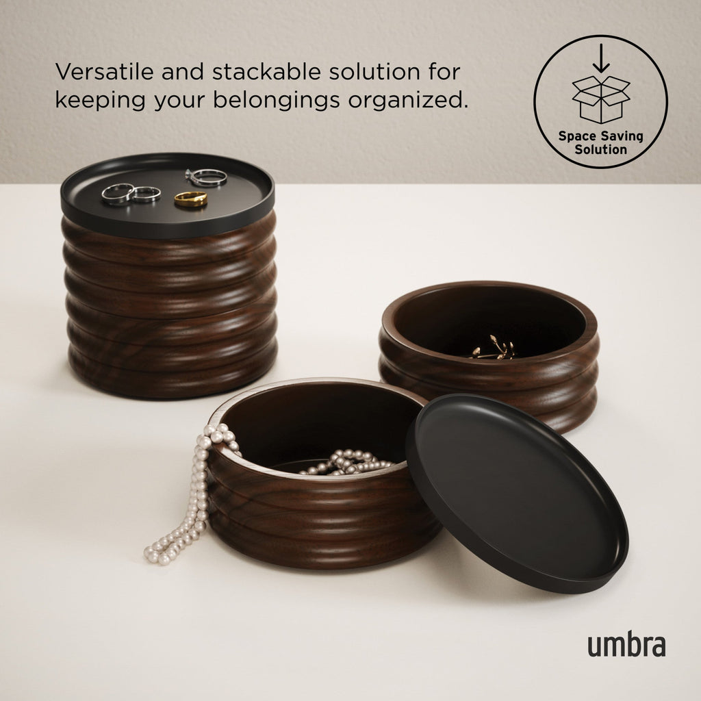 Coffre de rangement en bois Tesora