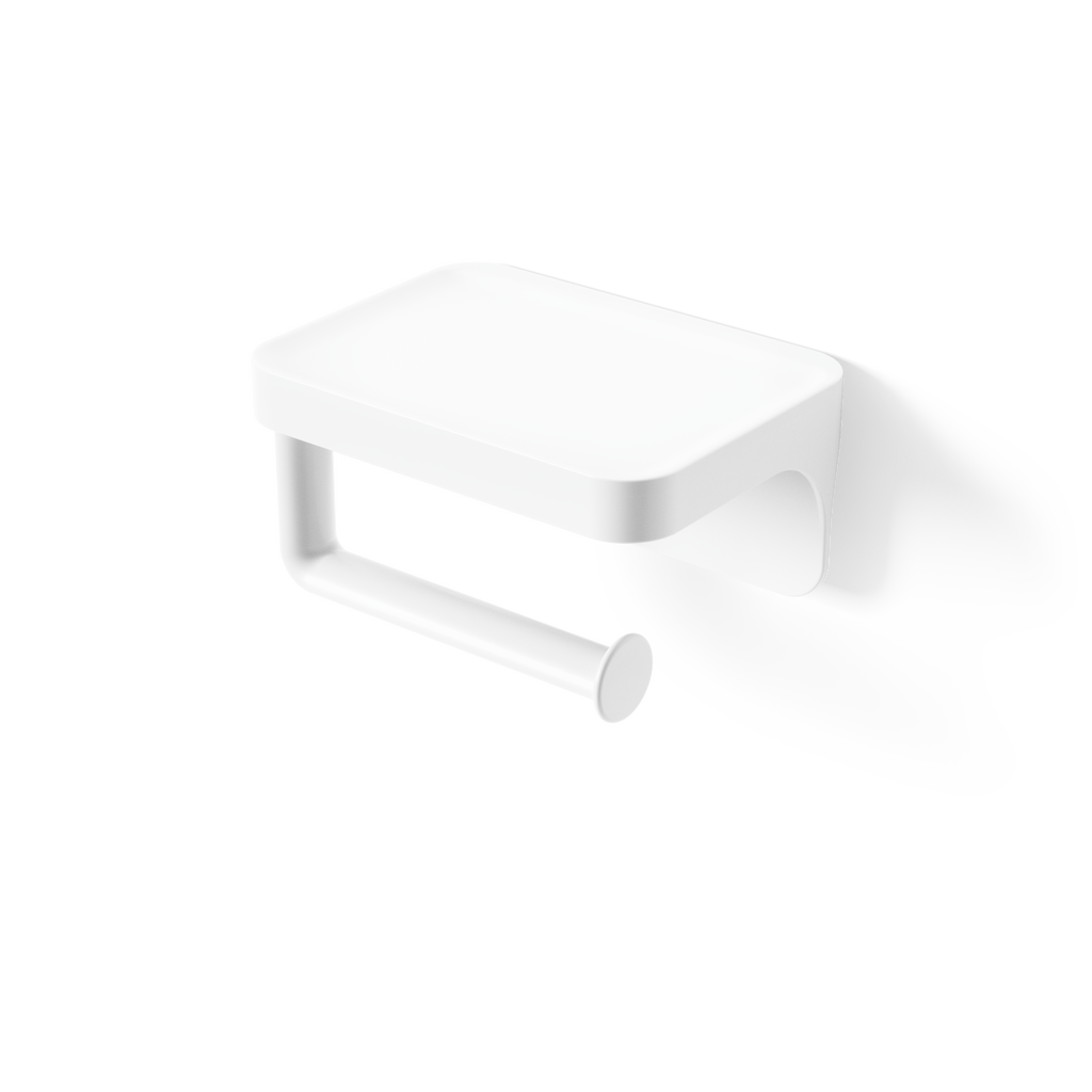 Porte-papier toilette adhésif flexible