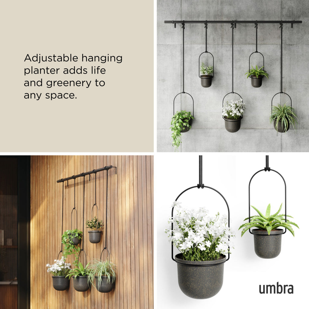 Jardinières suspendues Triflora, lot de 5