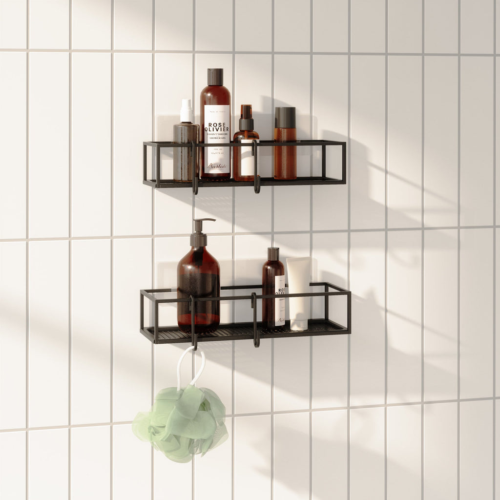 Bacs de douche adhésifs Cubiko, lot de 2
