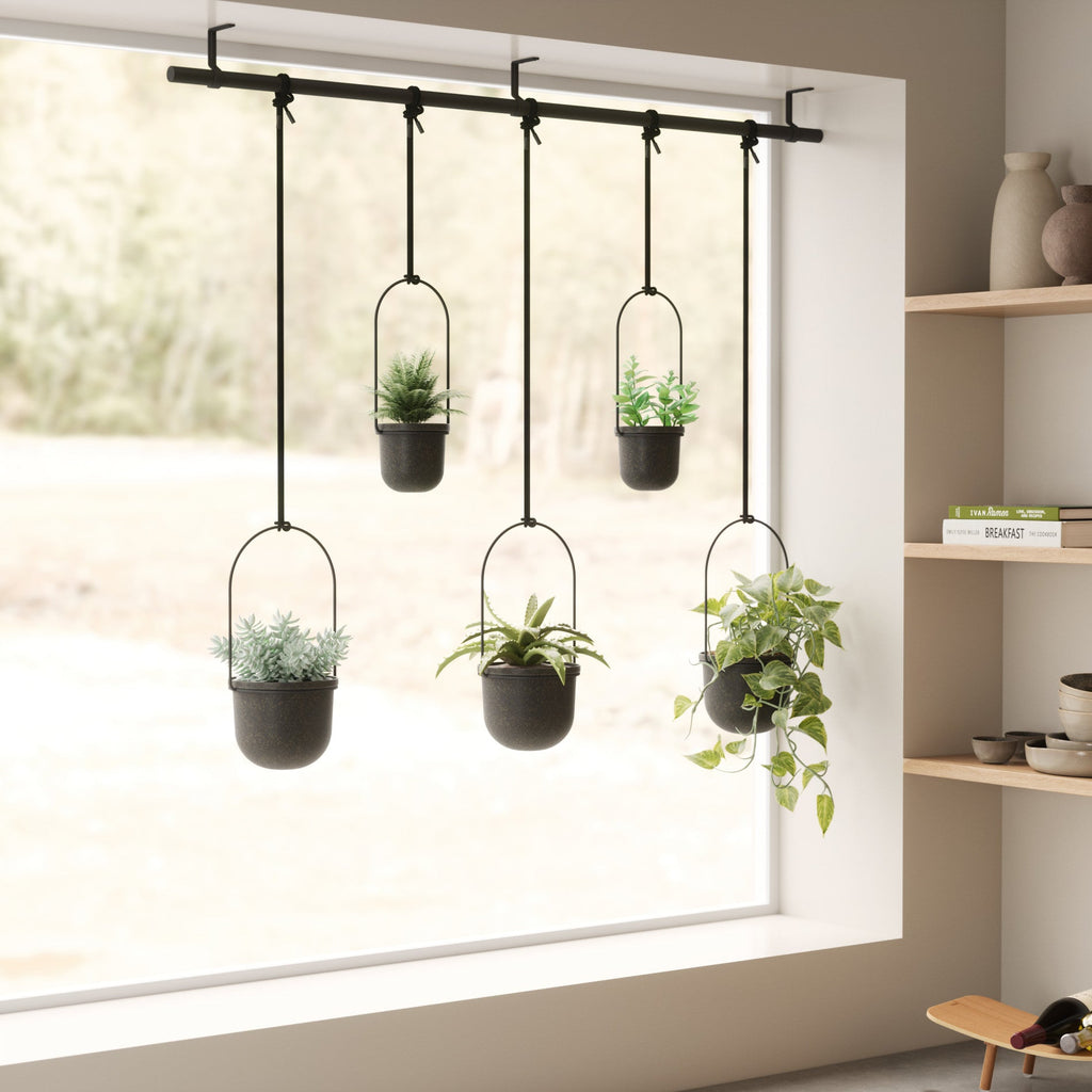 Jardinières suspendues Triflora, lot de 5