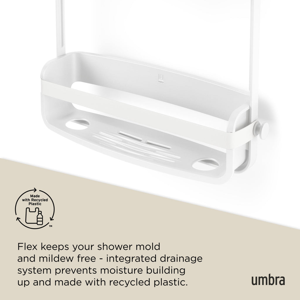 Étagère de douche flexible