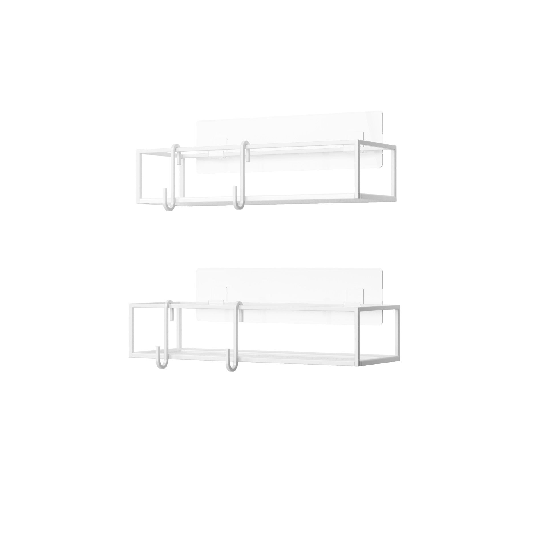 Bacs de douche adhésifs Cubiko, lot de 2