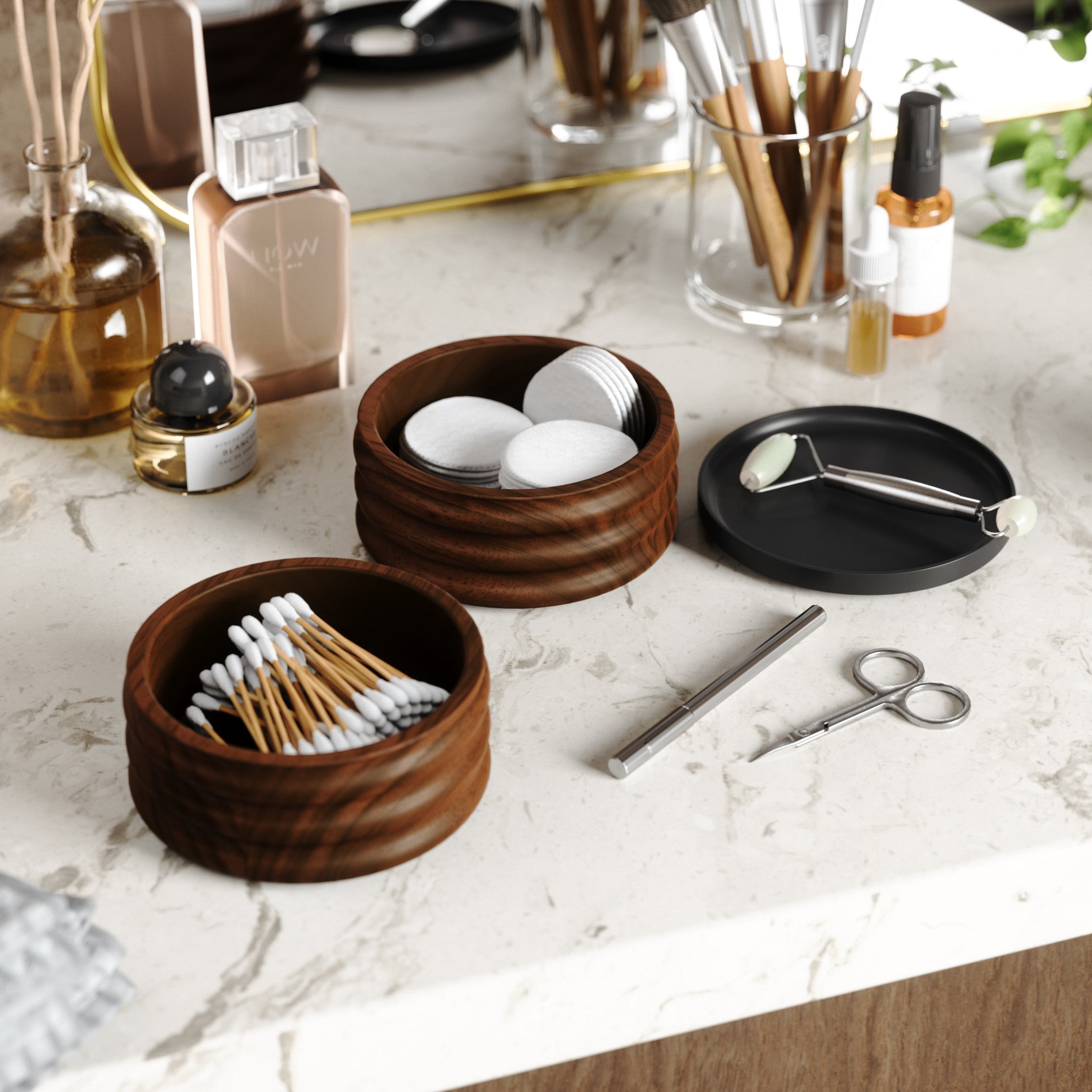 Coffre de rangement en bois Tesora