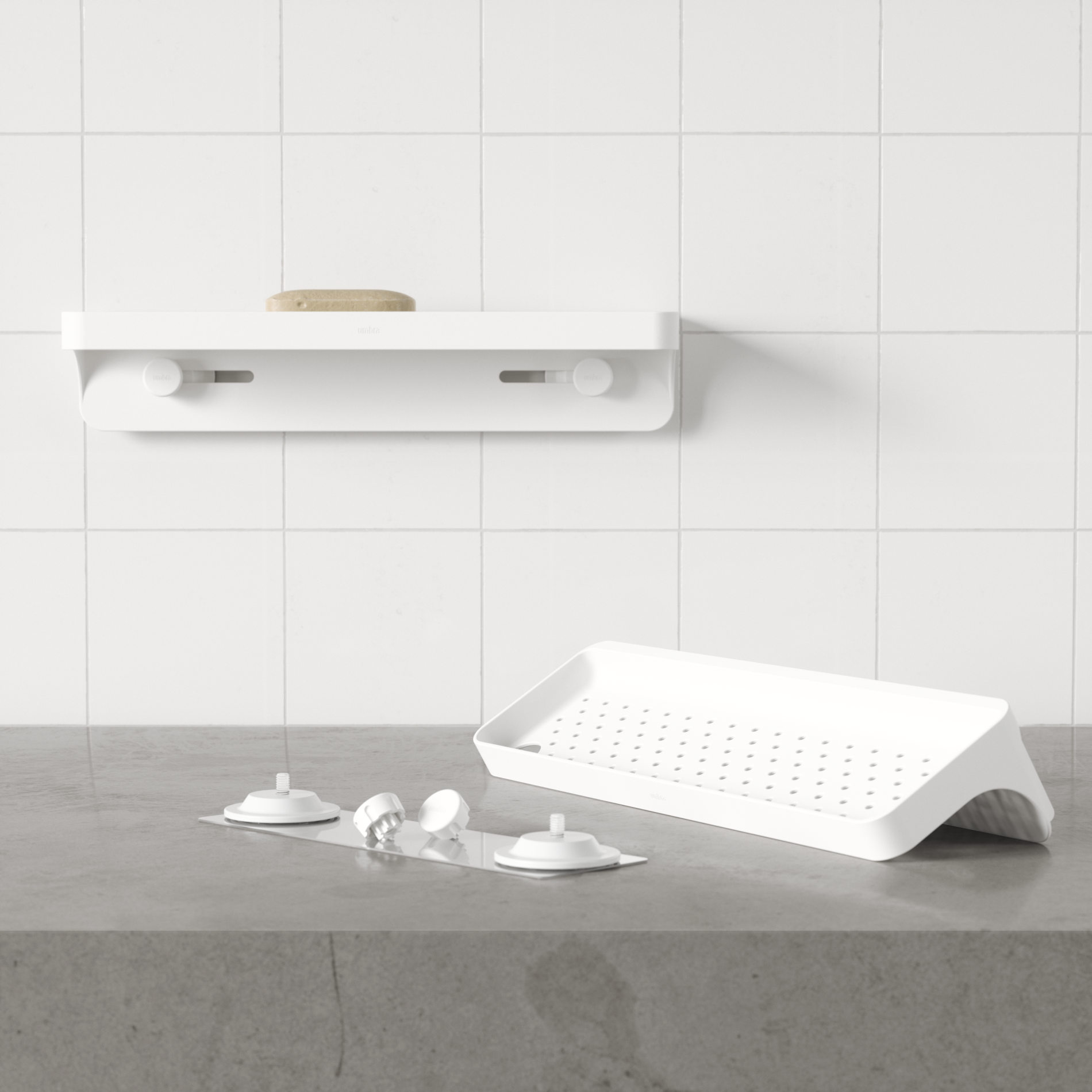Étagère murale adhésive flexible