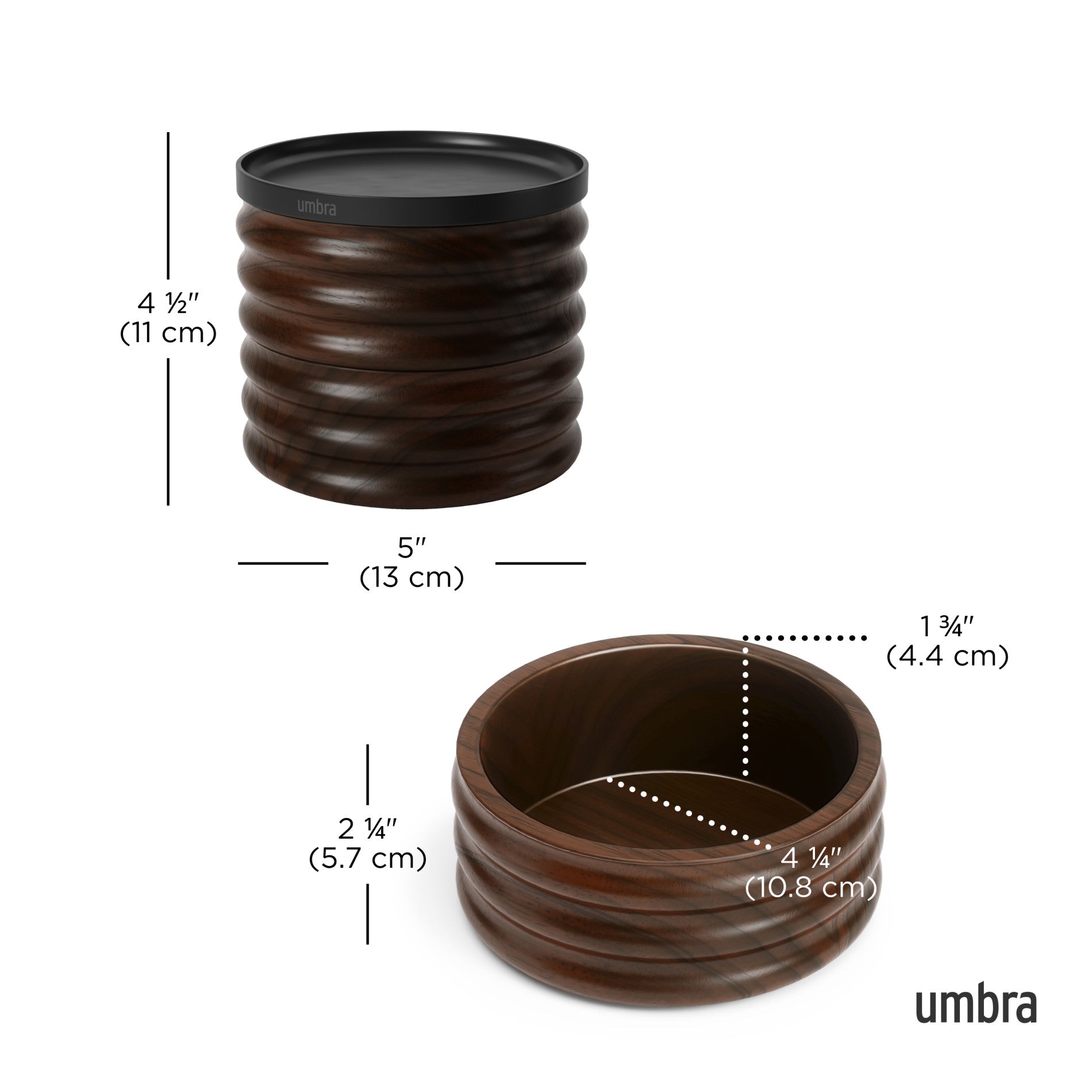 Coffre de rangement en bois Tesora