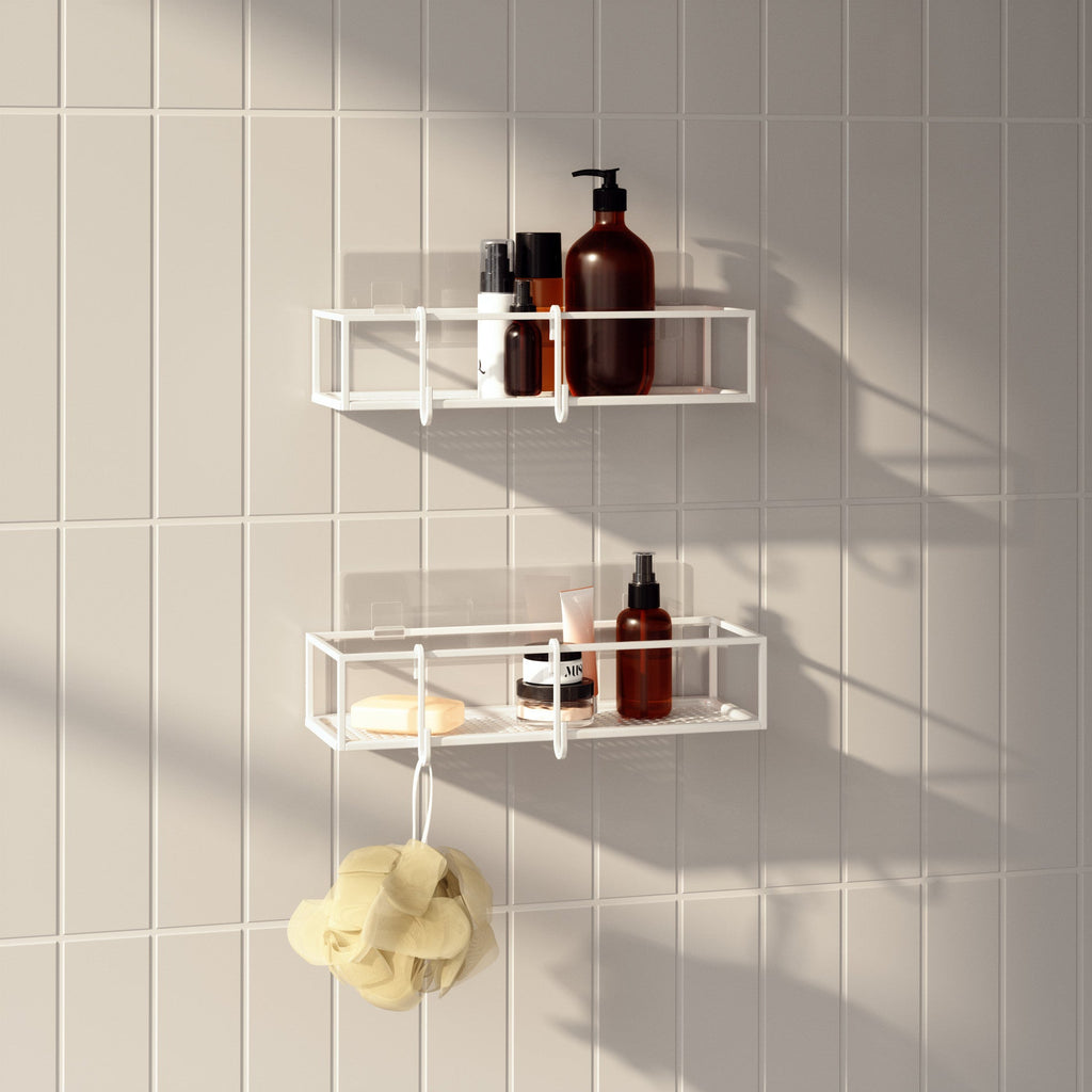 Bacs de douche adhésifs Cubiko, lot de 2
