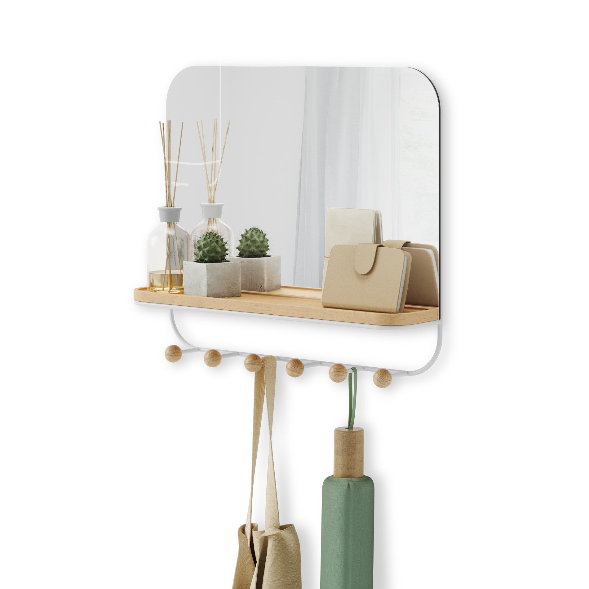 Miroir Estique avec crochets