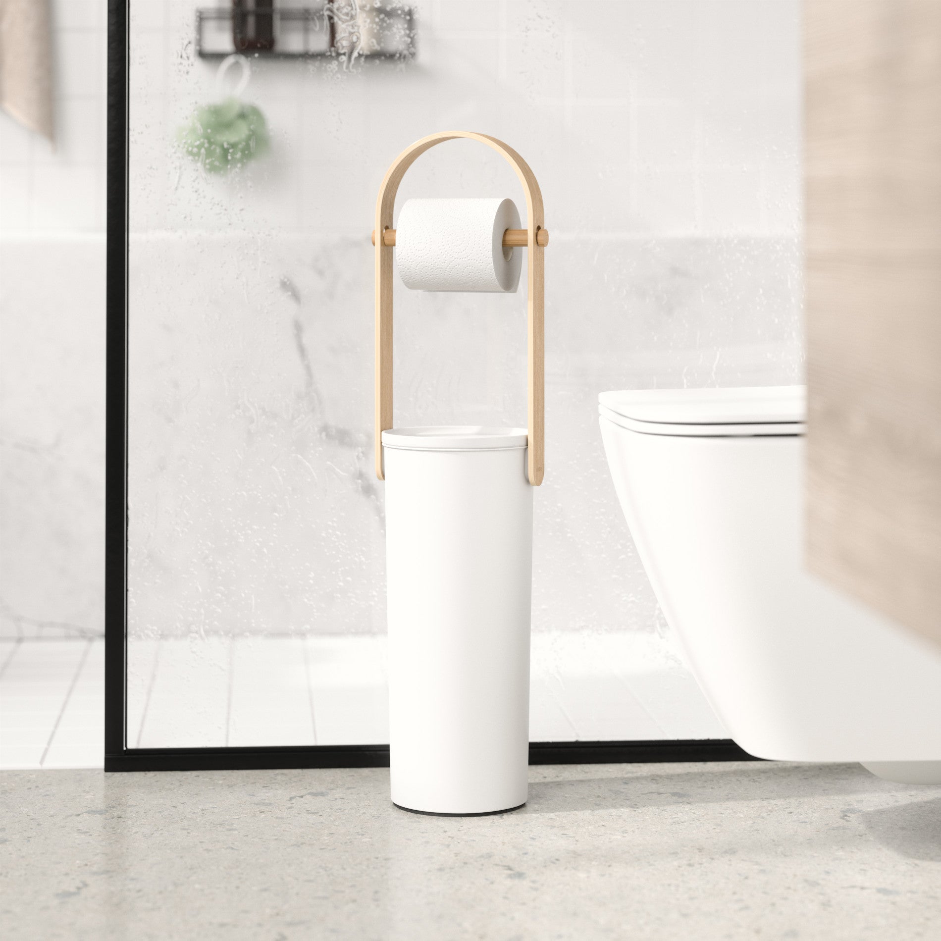 Porte-papier toilette et réserve Bellwood