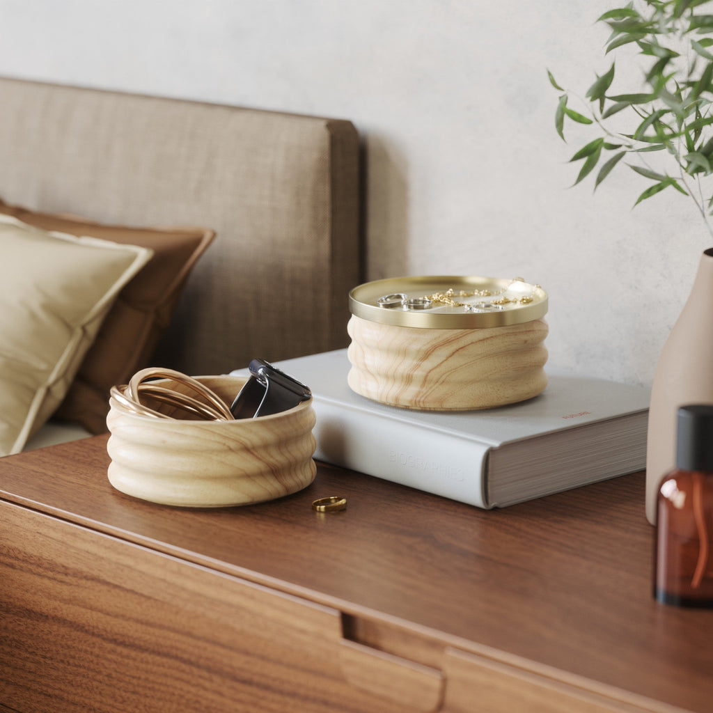 Coffre de rangement en bois Tesora