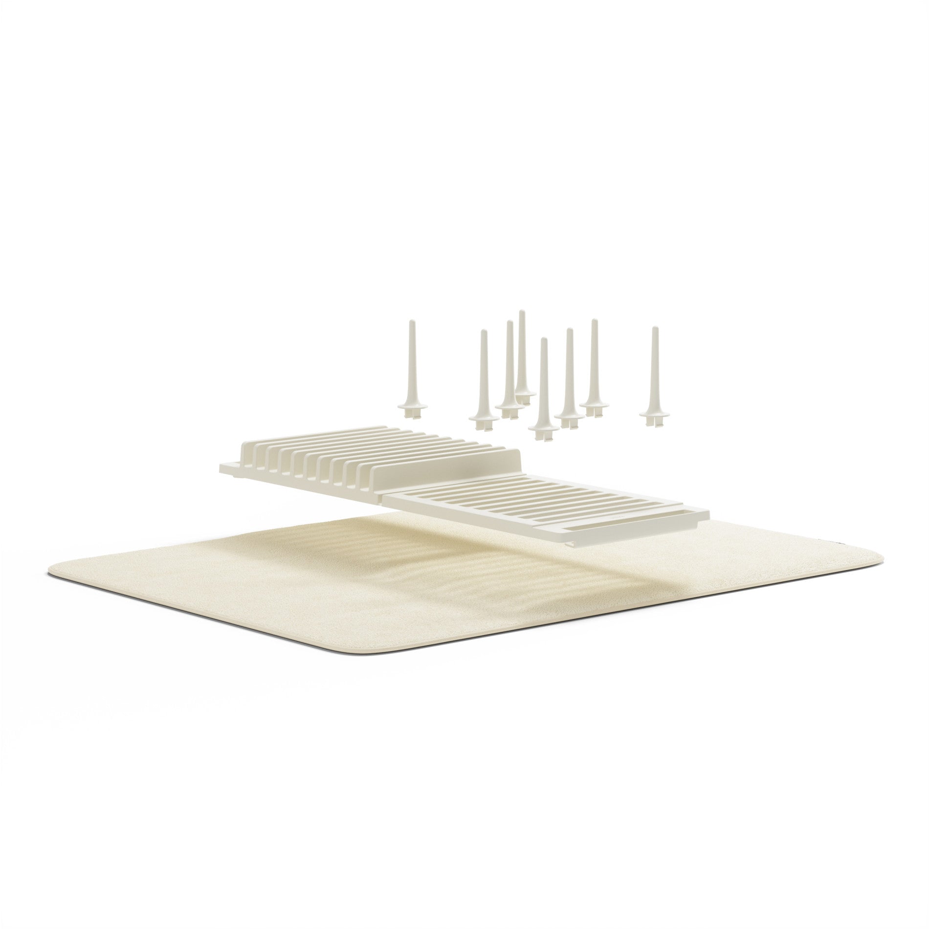 Égouttoir à vaisselle UDry Peg avec tapis