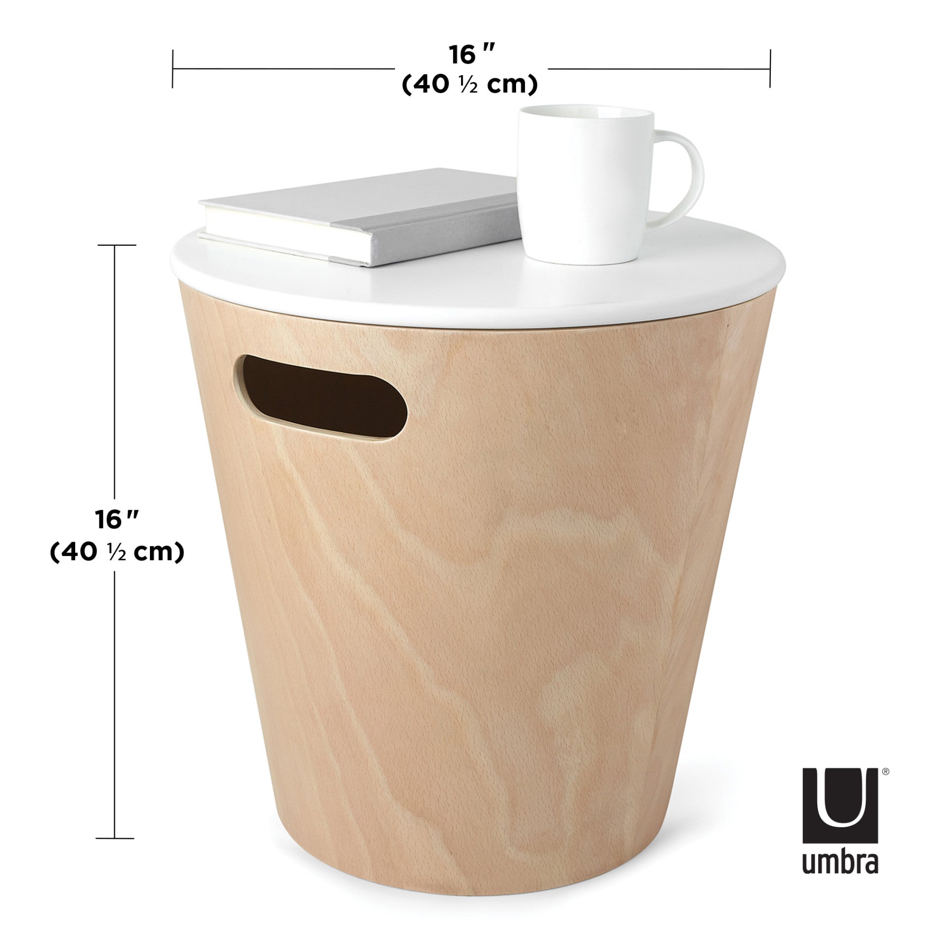 Tabouret de rangement Woodrow