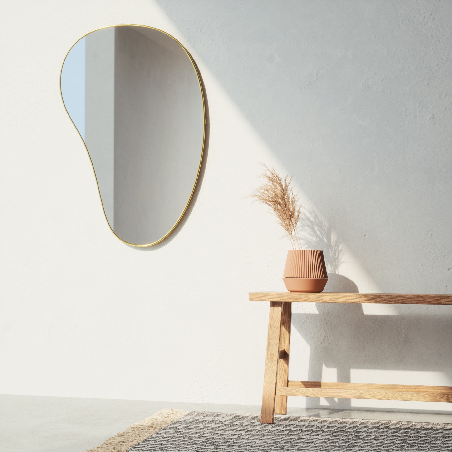 Miroir mural Hubba Pebble