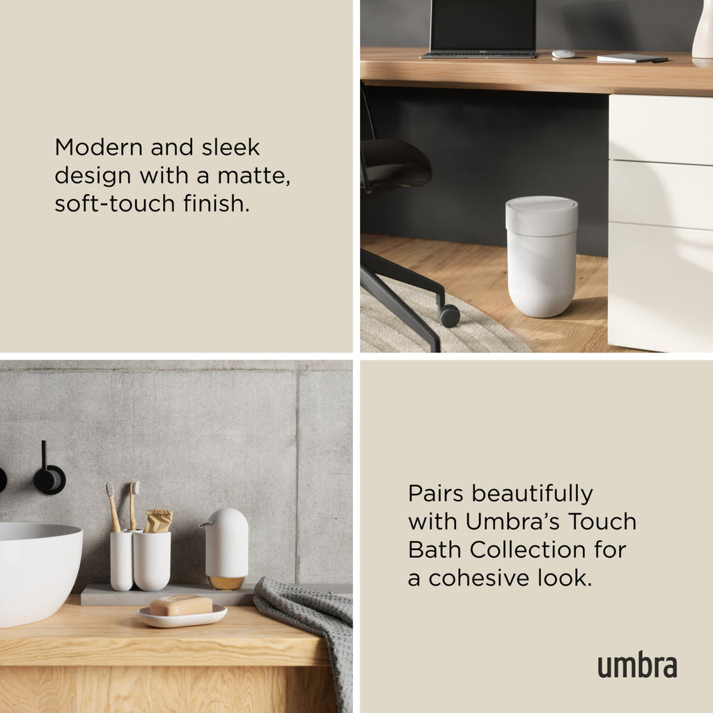 Poubelle tactile