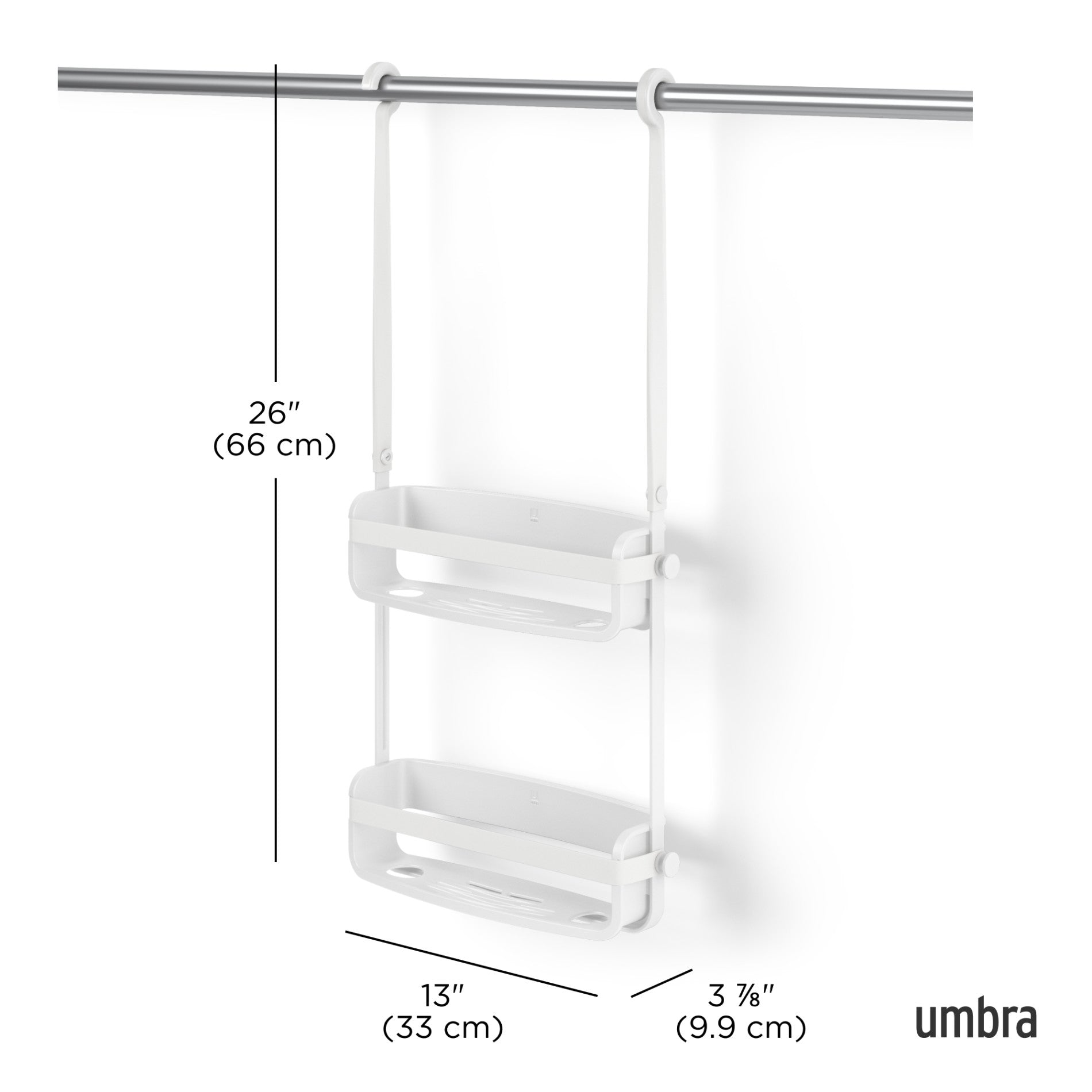 Étagère de douche flexible